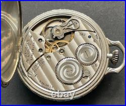 Antique 1932 Hamilton Grade 912 12s Pocket Watch Running GF Case & Original Box