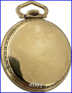 Antique 49.5mm 14S Illinois Coin Center Pocket Watch Case 49.5mm 10k RGP USA