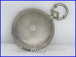 Antique 57mm Huguenin 1/4 Jump Seconds Pocketwatch, Original Case, Running