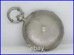 Antique 57mm Huguenin 1/4 Jump Seconds Pocketwatch, Original Case, Running