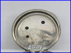 Antique 57mm Huguenin 1/4 Jump Seconds Pocketwatch, Original Case, Running