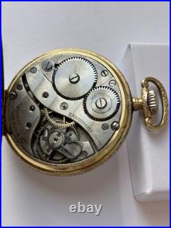 Antique Altrue Buren 15J Swiss Made Pocket Watch In Exceptional Case, 1920-30s