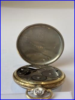 Antique Altrue Buren 15J Swiss Made Pocket Watch In Exceptional Case, 1920-30s