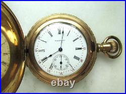 Antique American Waltham 1902 GF Hunting Case Pocket Watch ETC10274