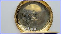 Antique American Waltham Co Solid 14k Gold Case Pocket Watch 1873-6 Working