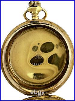 Antique B&B Royal Hunter Pocket Watch Case for 16 Size 20 Year Gold Filled