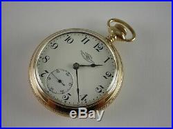 Antique Ball Elgin 18s, 333 17 jewel Rail Road pocket watch. Gold filled case