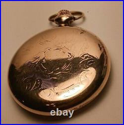 Antique Ball Railroad 16 Size Gold Filled Pocket Watch Case