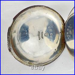 Antique Blauer 3 Ounce Open Face Pocket Watch Case for 18 Size Coin Silver