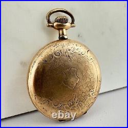 Antique Brooklyn Windsor Hunter Pocket Watch Case for 12Size 20 Year Gold Filled