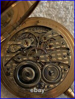 Antique Burlington Special Pocket Watch 2 Plated S. Gold Size 16 Hunters Case