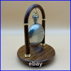 Antique Ca. 1900s Waltham 15 Jewel Deer Engraved Silverode Case Pocket Watch