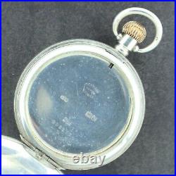 Antique Dennison 2 oz Hunter Pocket Watch Case for 16 Size Sterling Silver
