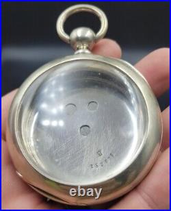 Antique Dueber 18s Pocket Watch Case Coin Silver 4.89oz KWithKS