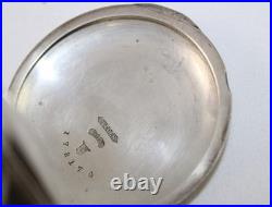 Antique Dueber 4.5oz Coin Silver Key Set Size 18 Pocket Watch Case