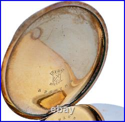 Antique Dueber Hunter Pocket Watch Case for 0 Size Gold Filled w Fancy Guilloche