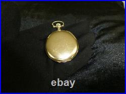 Antique E. Howard Boston Triple Hinge Open Face Case 17 Jewel Pocket Watch