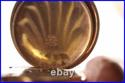 Antique Elgin Engraved Hunter Case 15 Jewel Pocket Watch & Case