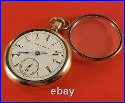 Antique Elgin GM Wheeler Pocket Watch 16 Size S/N 4269028 Ca. 1891 Large Case