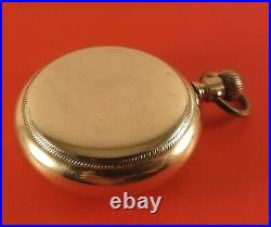 Antique Elgin GM Wheeler Pocket Watch 16 Size S/N 4269028 Ca. 1891 Large Case