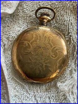 Antique Elgin Pocket Watch 15 Jewels Nice Case