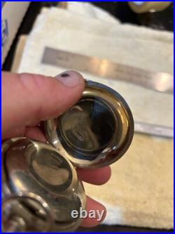 Antique Elgin Pocket Watch Railway Case Silverine