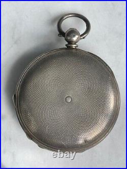 Antique English 925 Sterling Silver Pocket Watch Case #1