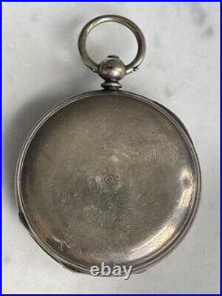 Antique English 925 Sterling Silver Pocket Watch Case # 2