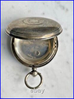 Antique English 925 Sterling Silver Pocket Watch Case # 2