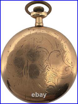 Antique F. W. C. Co. Conqueror Pocket Watch Case for 12 Size Gold Filled