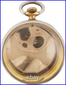 Antique Fahy's Bristol Pocket Watch Case for 12Size Gold Filled TwoTonePinstripe