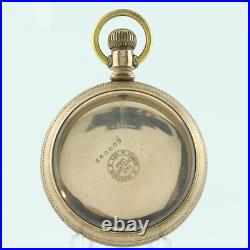Antique Fahy's Montauk Coin Edge Style Pocket Watch Case for 18 Size Gold Filled