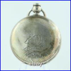 Antique Fahy's No. 1 Hunter Pocket Watch Case for Key Wind 18 Size Coin Silver