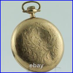 Antique Fahys Montauk Pocket Watch Case for 16 Size 20 Year Gold Filled