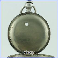 Antique Fahys No. 1 Pocket Watch Case for 18 Size Key Wind Coin Silver