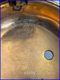 Antique Georgian Era Verge Fusee Pocket Watch Sterling Case Bold Roman Numerals