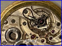 Antique Gruen Precision Verithin-17J-Pocket Watch-10K Rose Gold Filled Star Case