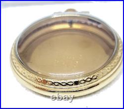 Antique Hamilton 10K G. F. Open Face Pocket Watch RR Case-16 S! GREAT