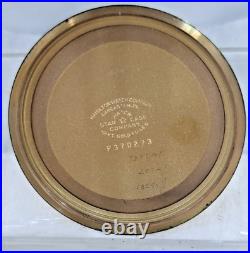 Antique Hamilton 10K G. F. Open Face Pocket Watch RR Case-16 S! GREAT