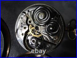 Antique Hamilton 956 Railroad Grade Openface Gold Filled 49 mm Case Pocket Watch