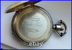 Antique Hunter case Charles Jacot LOCLE Swiss POCKET WATCH Parts Repair