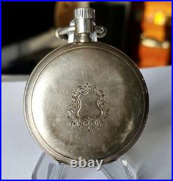 Antique Hunter case Charles Jacot LOCLE Swiss POCKET WATCH Parts Repair