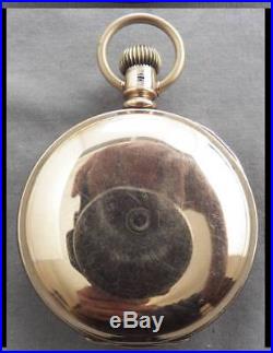Antique Illiniois 18 Size, 17J, Two-Tone, Gold Filled Hunting Case Pocket Watch