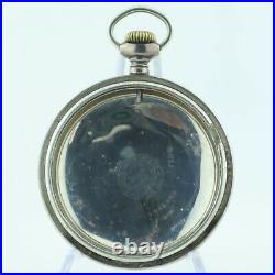 Antique Illinois Open Face Pocket Watch Case for 16 Size Sterling Silver