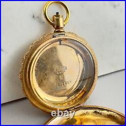Antique J. Boss Scalloped Hunter Pocket Watch Case for 6Size 20 Year Gold Filled