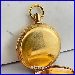 Antique J. Boss Scalloped Hunter Pocket Watch Case for 6Size 20 Year Gold Filled