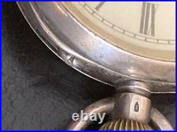 Antique Kendal & Dent stem wind pocket watch in 0.935 sterling silver case -Runs