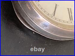 Antique Kendal & Dent stem wind pocket watch in 0.935 sterling silver case -Runs