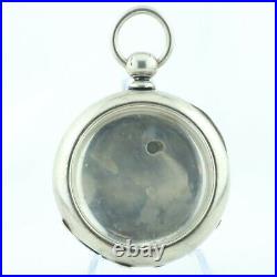 Antique Keystone 4oz Pocket Watch Case for 18 Size Key Wind Coin Silver