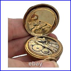 Antique Keystone J Boss 10k Filled Pocket Watch Case Parts Repair 15 Jewel